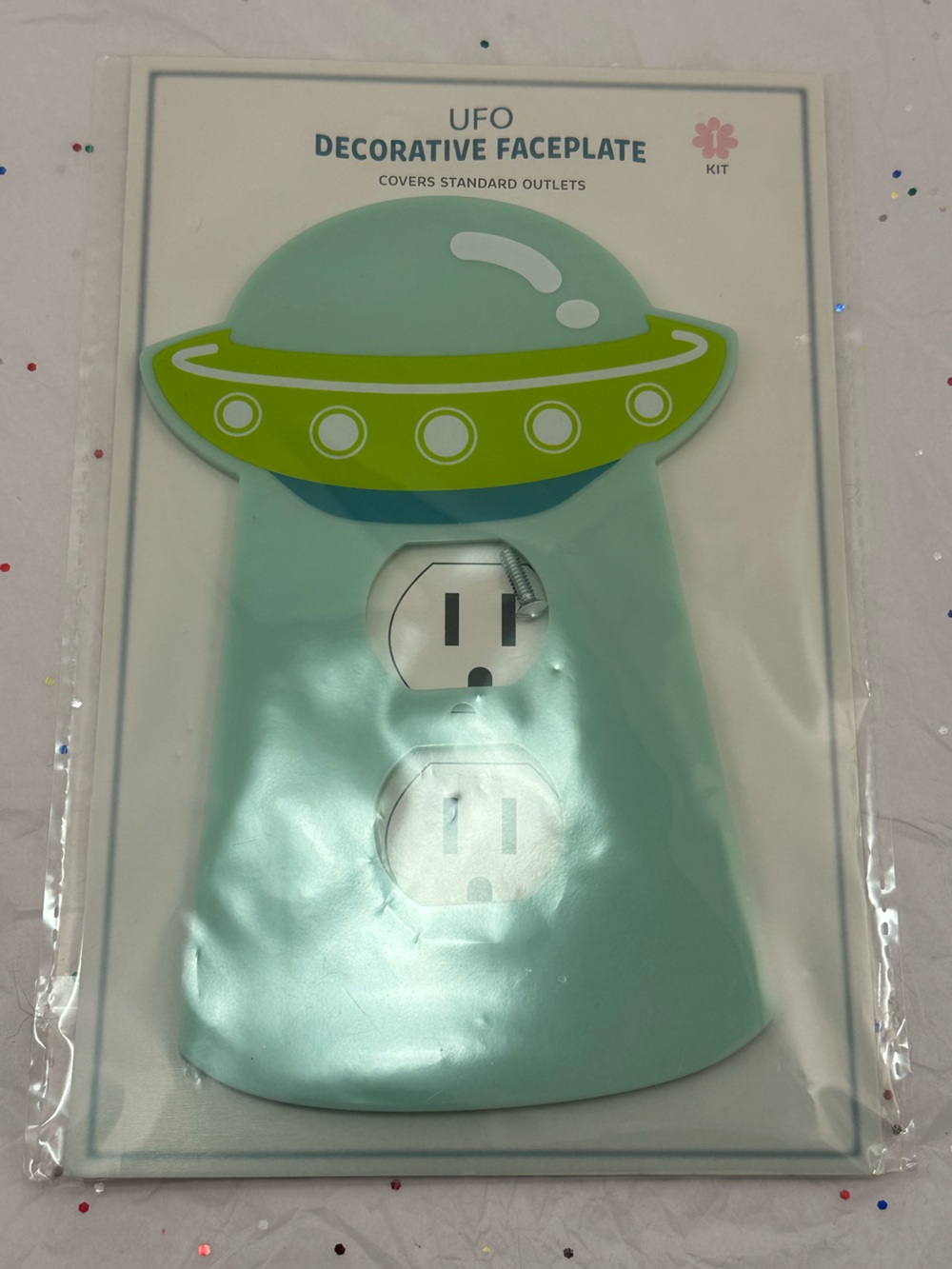 Alien Spaceship Electrical Face Plate Cover - NWT